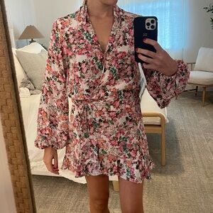 Rococo sand floral dress (size XS)